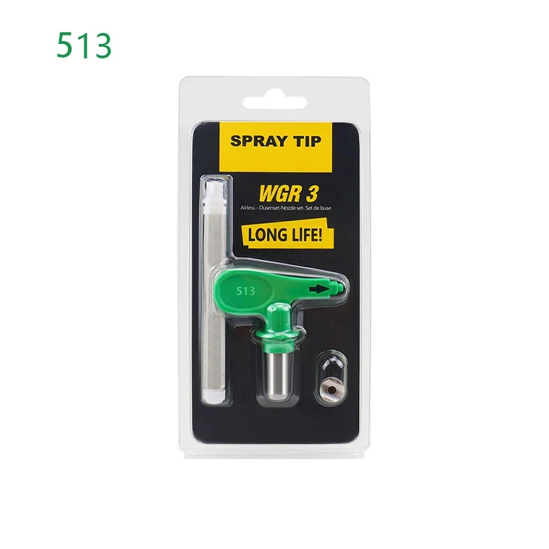 Buse de pulvérisation 215 321 423 517 avec filtre pour pistolet de peinture sans air Titan Wagner. Différentes tailles.
