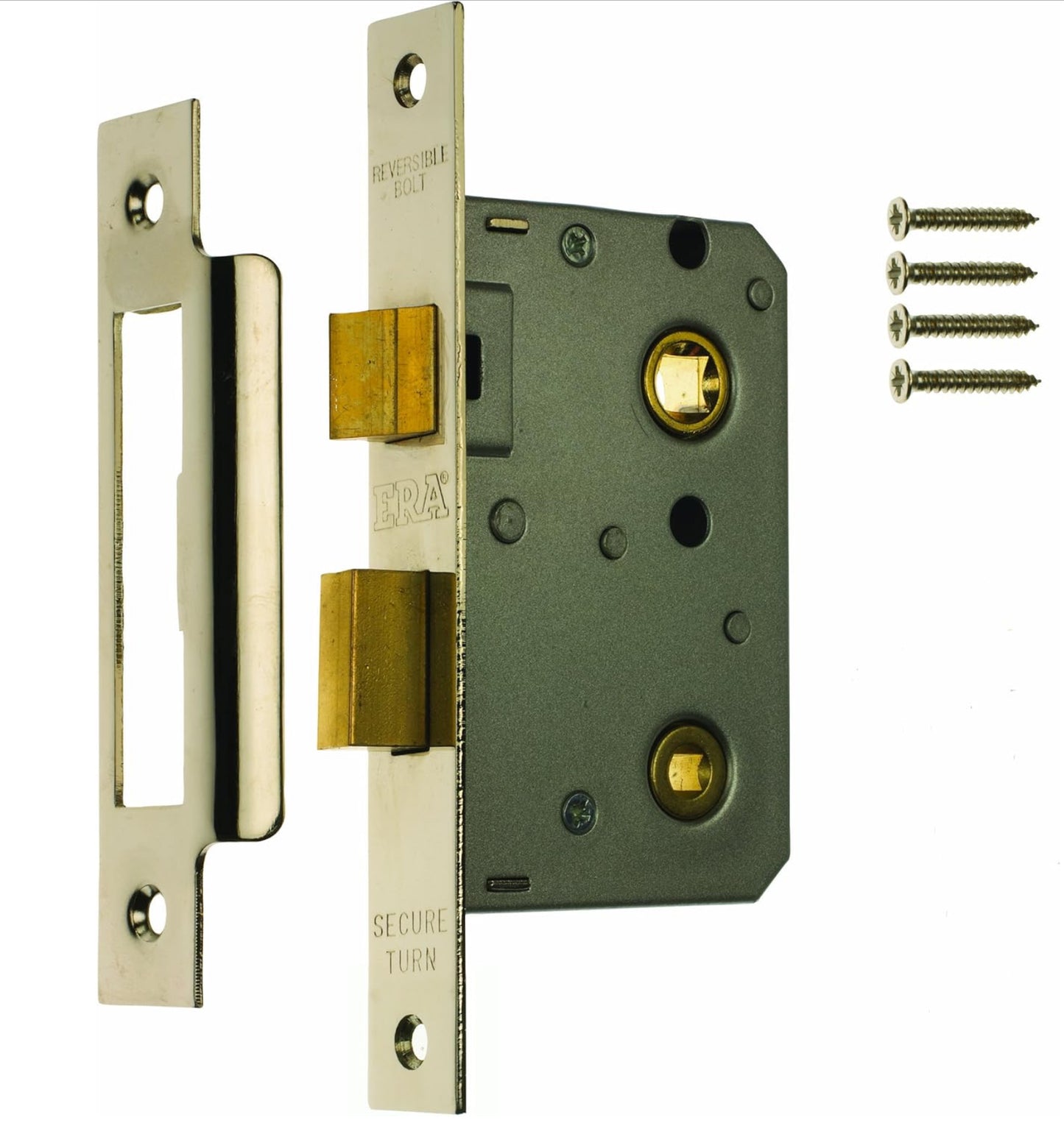 Era Serrure de Salle de Bain Effet Chrome 64 mm