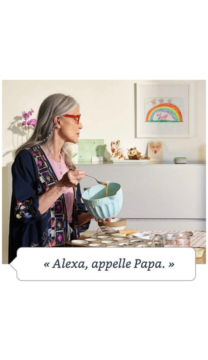 Echo Dot (3ème génération), Enceinte connectée avec Alexa, Tissu anthracite