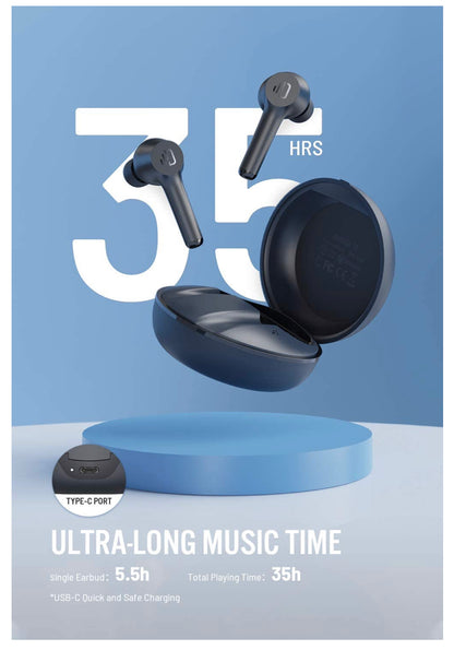 Écouteurs sans Fil, Bluetooth avec Son de Basse immersif dans l'oreille avec étui neuve