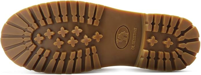 CAMEL CROWN Bottes à lacets Bottes de combat pour hommes Bottes de travail Bottes pour hommes Chaussures de travail en cuir Bottes de travail classiques à tige courte pour extérieur Bottes de loisirs antidérapantes