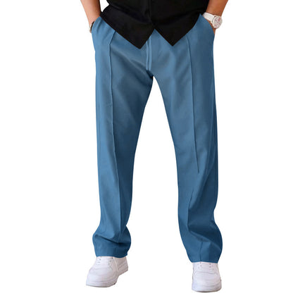 Pantalons pour hommes droit ample décontracté avec cordon de serrage Vêtements design