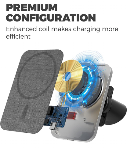 Chargeur de Voiture magnétique sans Fil pour téléphone Portable Compatible avec iPhone 12/13/14 Pro/Plus/Mini/Pro Max