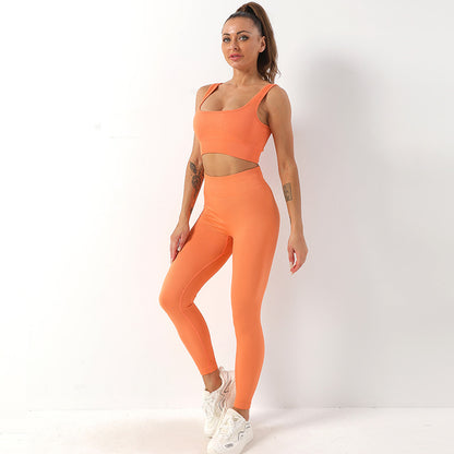 Ensemble "Infinity-Fit" – Brassière Sans Couture & Legging Taille Haute Sculptant