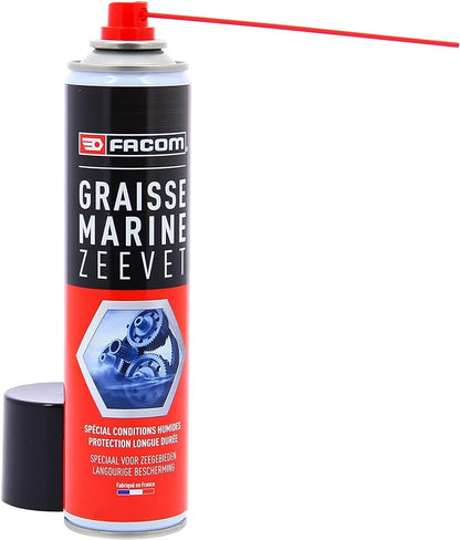FACOM Graisse Marine, Spéciale Conditions Humides, Sulfonate de Calcium, Spray Aerosol 300 ml neuf