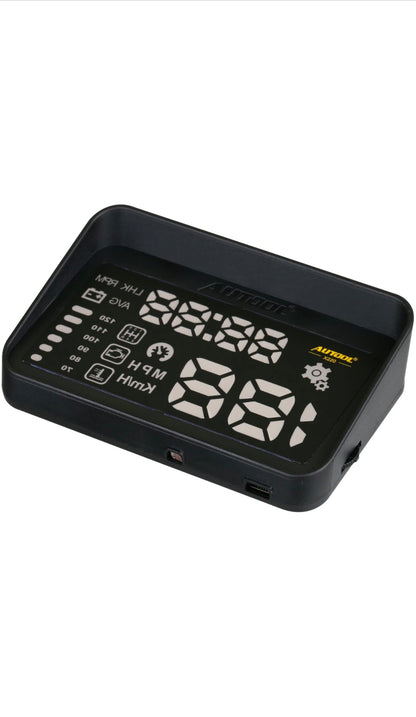 AUTOOL – compteur de vitesse X220 universel pour voiture, affichage tête haute obd hud, Interface OBD2