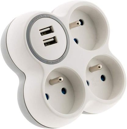 Triplite 16A 2P+T + 2 Ports USB