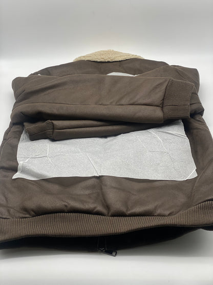 Magnifique blouson marron havane taille L neuf