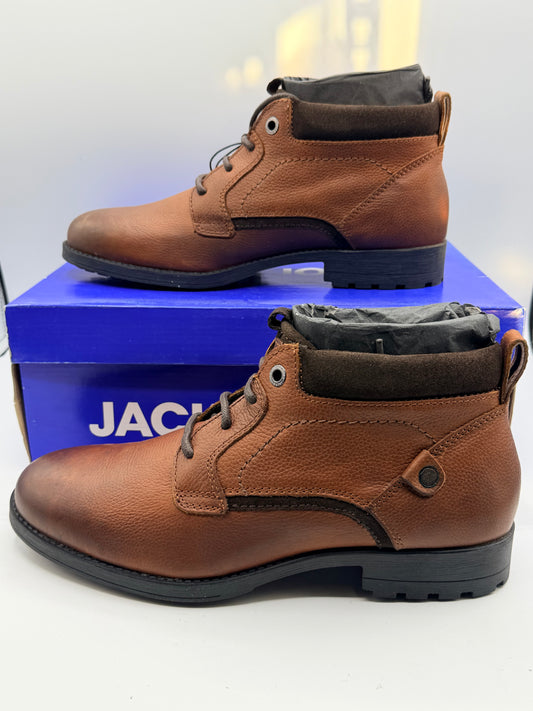 Jack & Jones - Bottines à lacets - honey