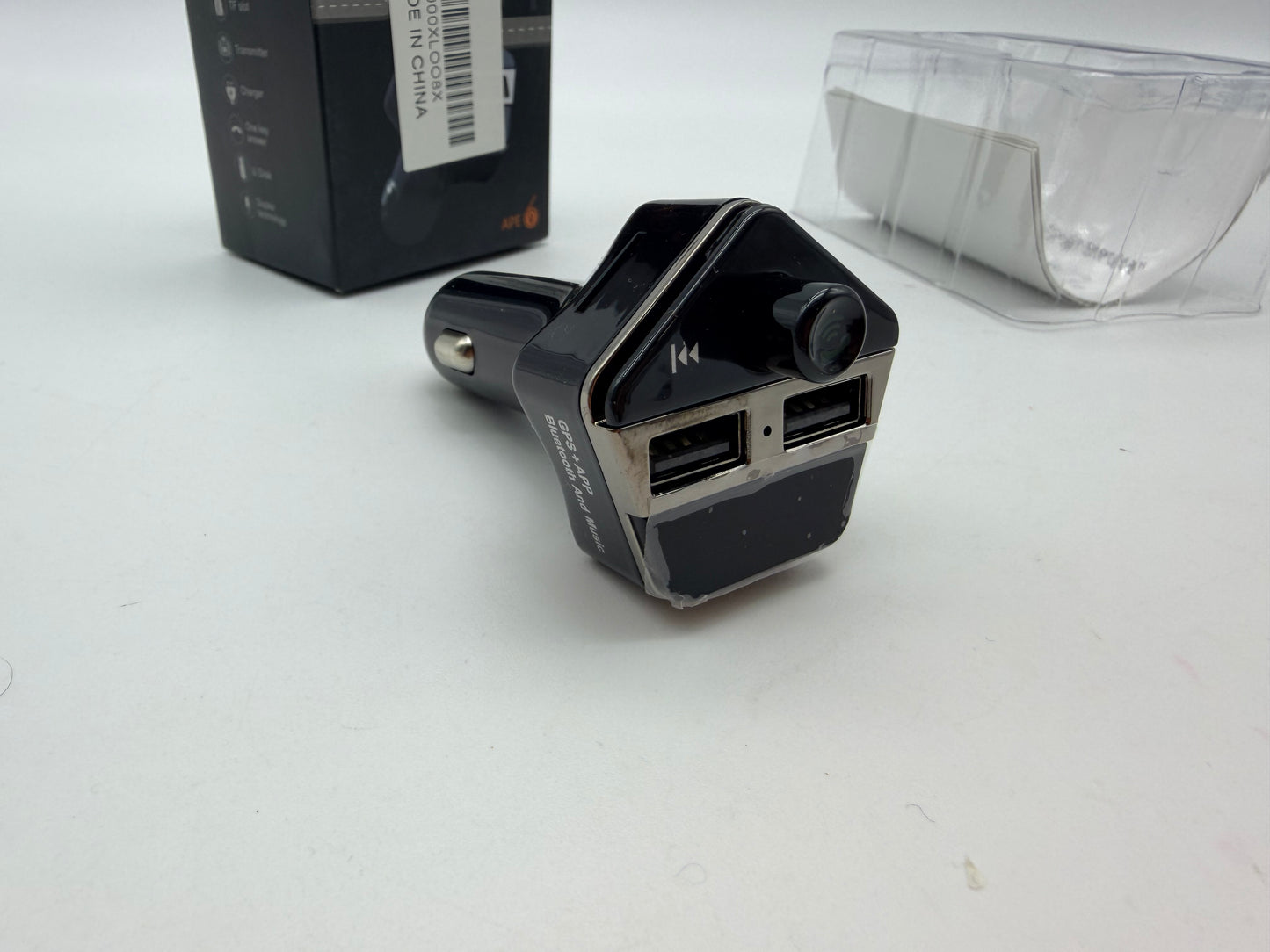 Émetteur FM Bluetooth, adaptateur radio multifonctionnel pour voiture avec double port de charge USB 5 V CC/2,5 A