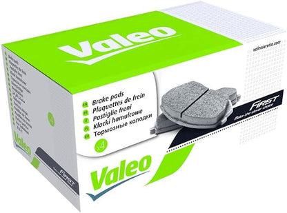 VALEO Jeu de plaquettes de frein FIRST, Essieu avant, contact de signal d'usure exclu, neuve