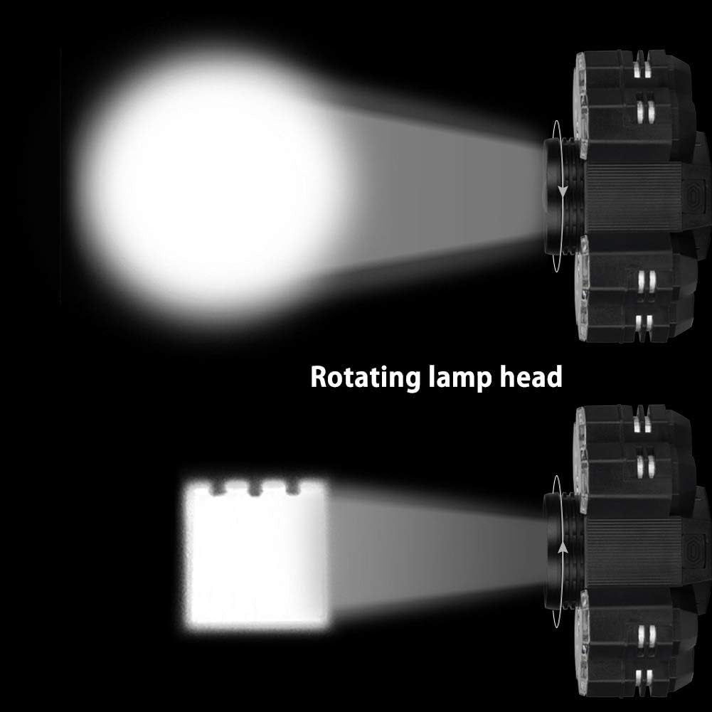 Lampe Frontale puissante livrer sans batterie (compatible avec les batterie standard)