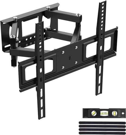 Support Mural TV 26-65 Pouces -Fixation Murale TV Peut Contenir Jusqu'à 45KG Orientable (± 45°),Incl
