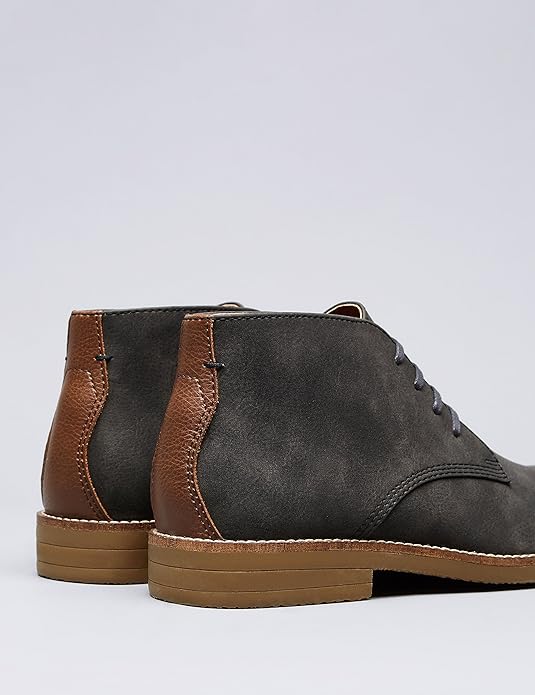 find. Bottines Desert Boots Homme, Gris (Charcoal), 44 EU