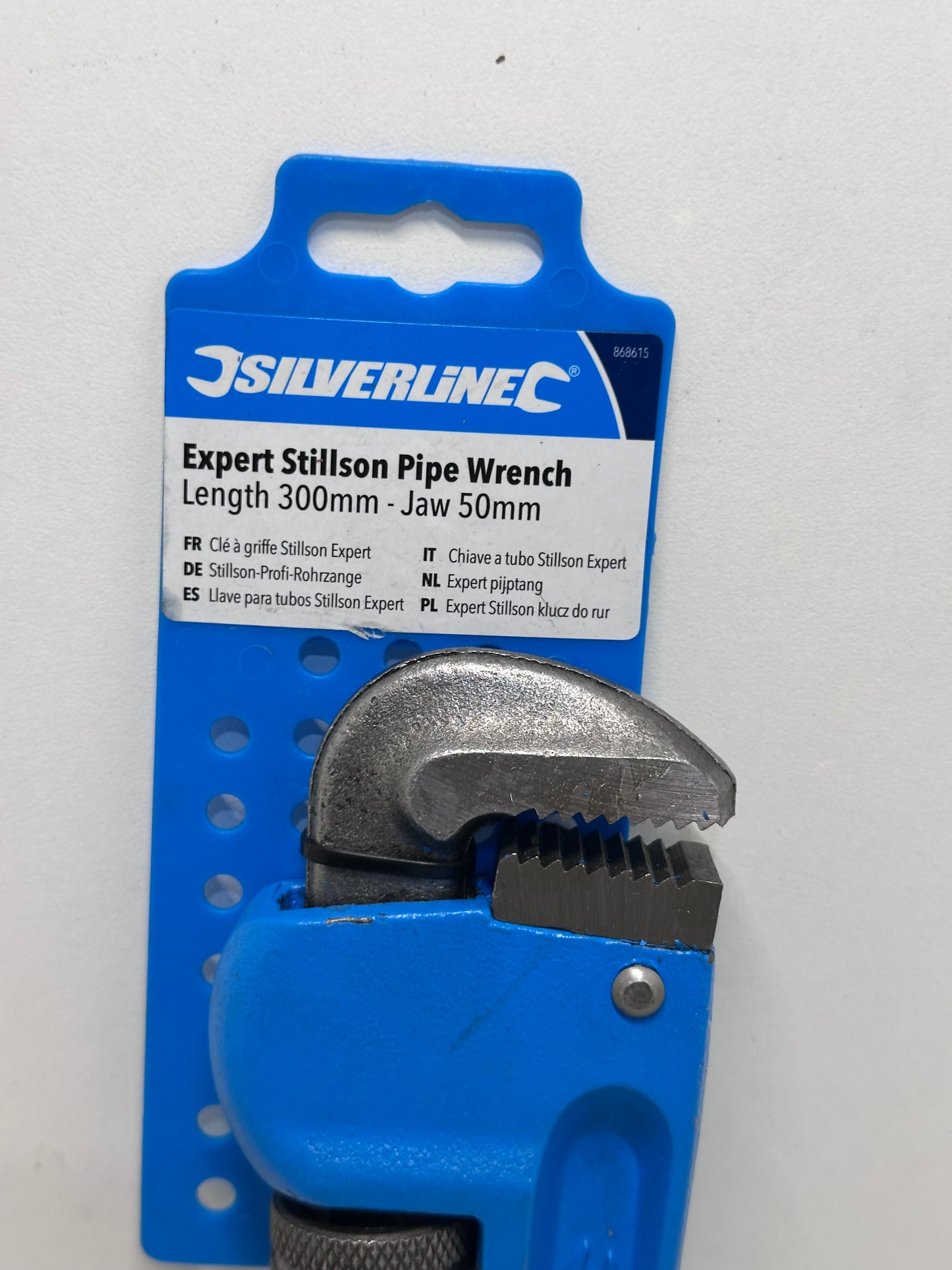 Clé à griffe Stillson Expert Longueur 300 mm - Mâchoires 50 mm neuve