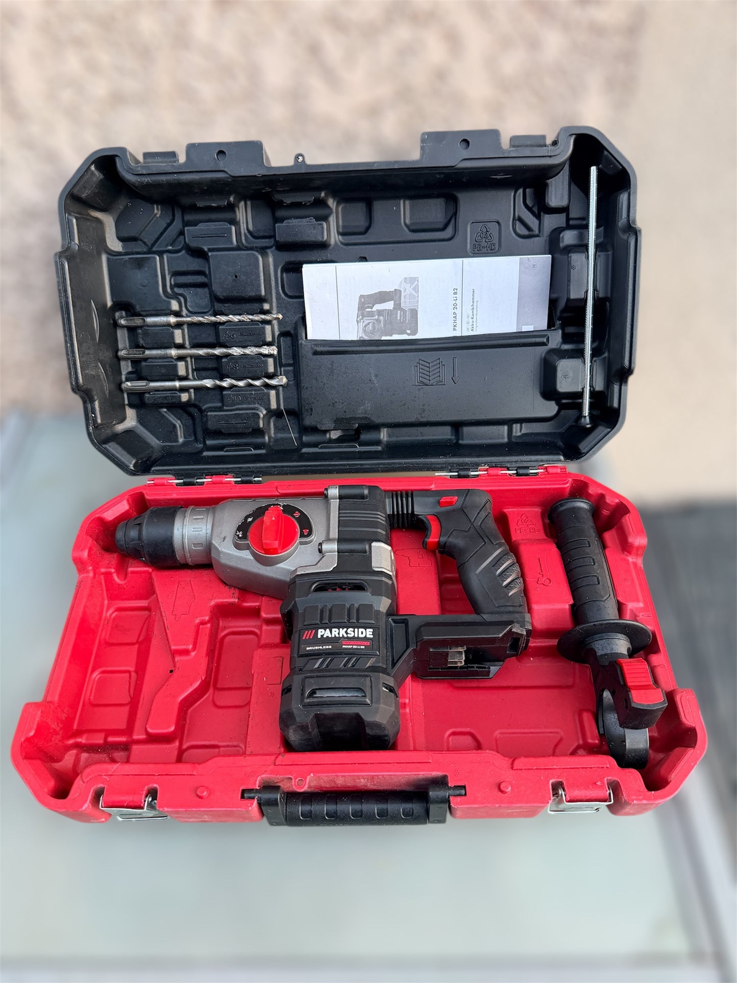 PARKSIDE PERFORMANCE Perforateur-burineur sans fil PKHAP 20-Li C3, sans batterie ni chargeur, 20 V excellent état