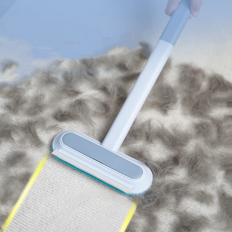 Brosse "Magic-Cleaner" 4-en-1 – Anti-Poils, Nettoyant Moustiquaires & Surfaces Textiles