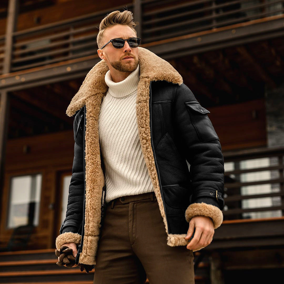 Parka Militaire "Arctic-Shield" – Doublure Fourrure & Protection Grand Froid