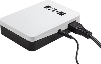 Eaton Onduleur 3S Mini - 36W - 9/12/15/19V DC pour Protection Box Internet et WiFi, Caméra Vidéo-Surveillance et Assistant Personnel, Modem, Silencieux - 3SM36 - Noir&Blanc