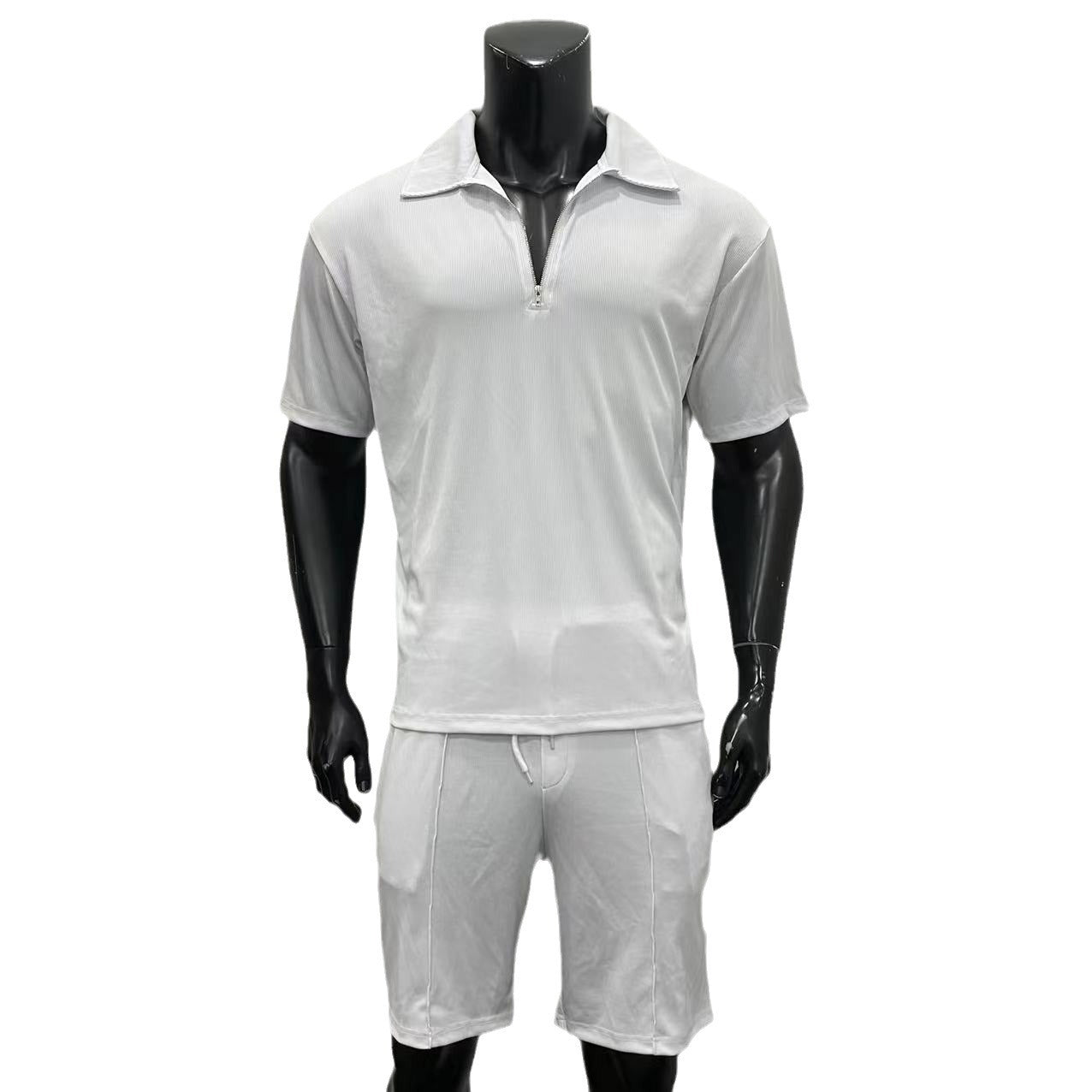 Ensemble "Urban-Easy" – Duo Haut à Zip & Short à Cordon