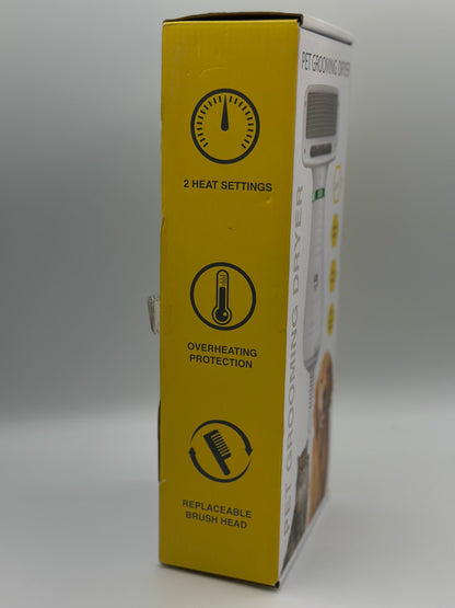 Sèche-Cheveux pour Animaux Compagnie Brosse Toilettage pour Chat et Chien Professionnel Maison Toilettage pour Animaux Compagnie Séchage Portable Sèche-Cheveux pour Chien