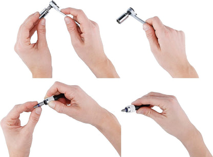 Bosch 27pcs. Jeu d'embouts de tournevis et à cliquet (PH, PZ, Hex, T, S-Bit, accessoires perceuse-visseuses et tournevis)