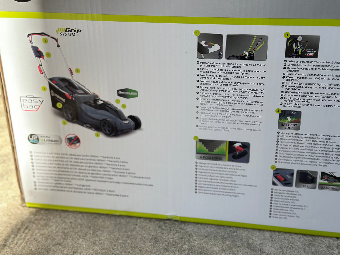 Tondeuse sur batterie STERWINS UP40, 36 V, l.42 cm