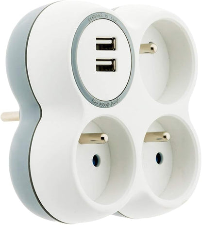 Triplite 16A 2P+T + 2 Ports USB