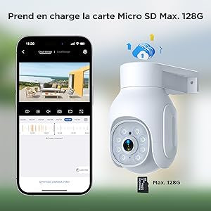 Caméra De Surveillance Imou WiFi Extérieure PTZ 1080P Vision Nocturne - Neuve