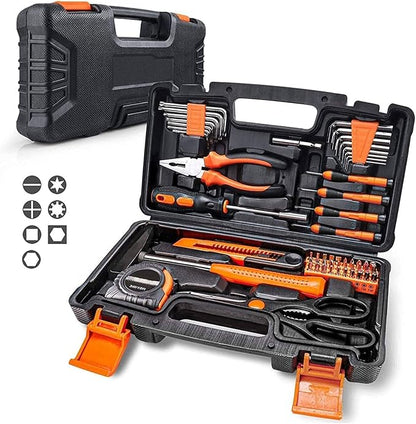 Mallette à Outils 56 pièces, Kit d’Outils - Pince,Tournevis et Jeu d'Outils - pour Bricolage à Domicile