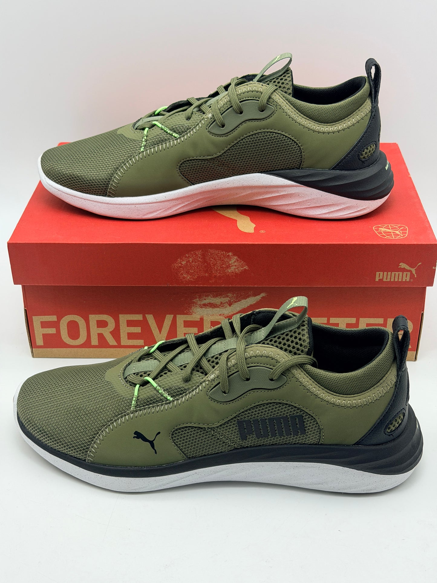 PUMA Mens Better Foam Emerge Street Running Sneakers Chaussures - Vert