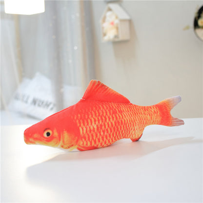 Poisson Interactif "Real-Flop" – Jouet Électrique Sautillant & Rechargeable USB