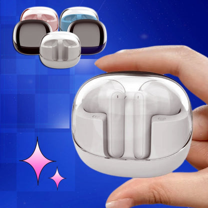 Écouteurs "Mini-Lucent" – Boîtier Transparent & Audio Haute Fidélité