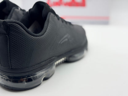 Baskets NOIR Homme motif Uni Lacets AIRNESS