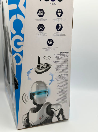 Ycoo by Silverlit - O.P One - Robot Radiocommandé Programmable 36 cm - Mode Espion et Possibilité d'enregistrer des Messages, Bras et Tête Articulés
