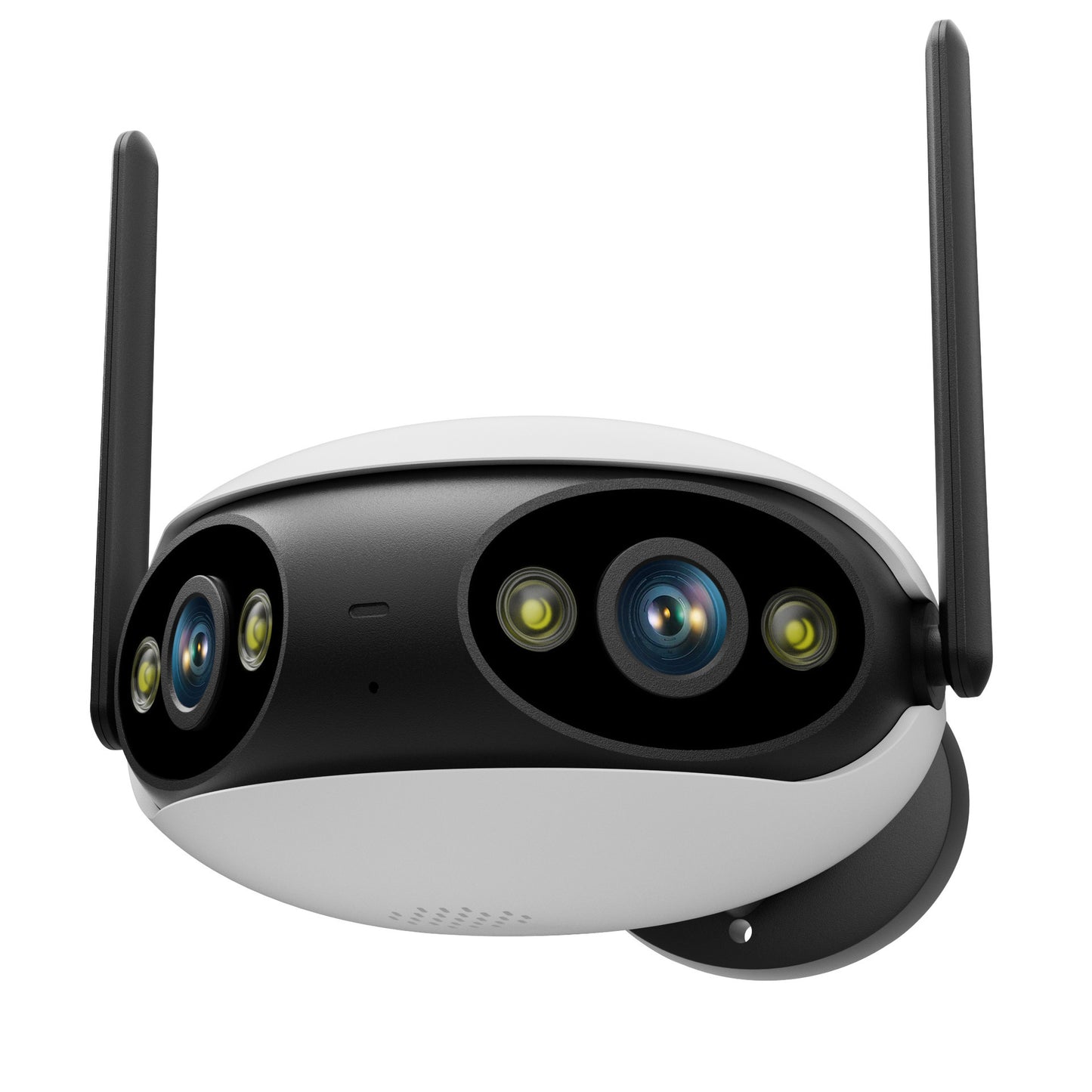 Caméra de surveillance sans fil à écran d'épissure binoculaire angle large 180°