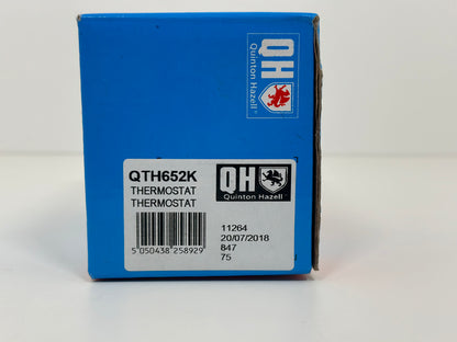 QUINTON HAZELL QTH652K Thermostat d'eau
Température d'ouverture: 103°C, avec joint d'étanchéite
Réf.: QTH652K
EAN: 5050438258929 pour Citroën,Peugeot, fiat