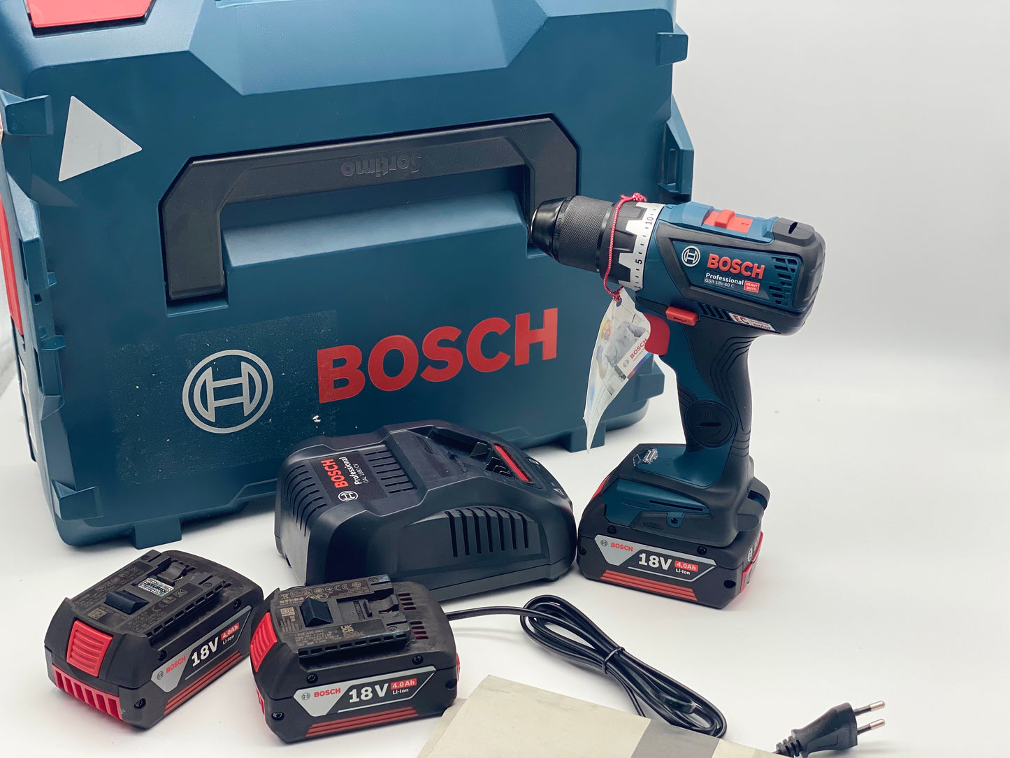 Bosch Perceuse-visseuse sans fil gsr18 V 70 Professional 3 x 4,0 Ah Batterie Pack L-Boxx