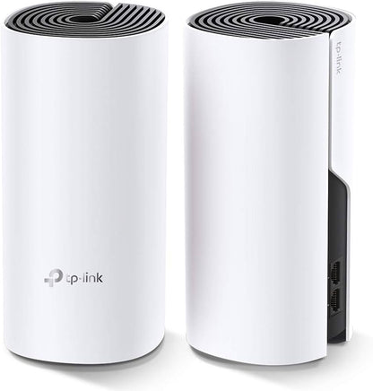 TP-Link Deco M4 (2-pack) Systèmes WiFi Mesh performant - Contrôle parental - Ports Ethernet Gigabit - Couverture WiFi jusqu'à 260m2 - Compatible avec Amazon Alexa et IFTTT