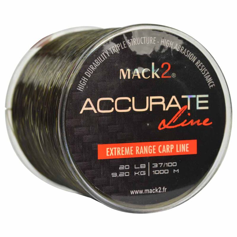 MACK2
Nylon carpe mack2 accurate line 1000 m