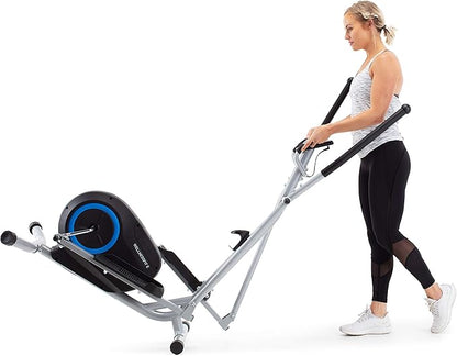 Cadence WellnessFit E Vélo elliptique unisexe, noir et bleu