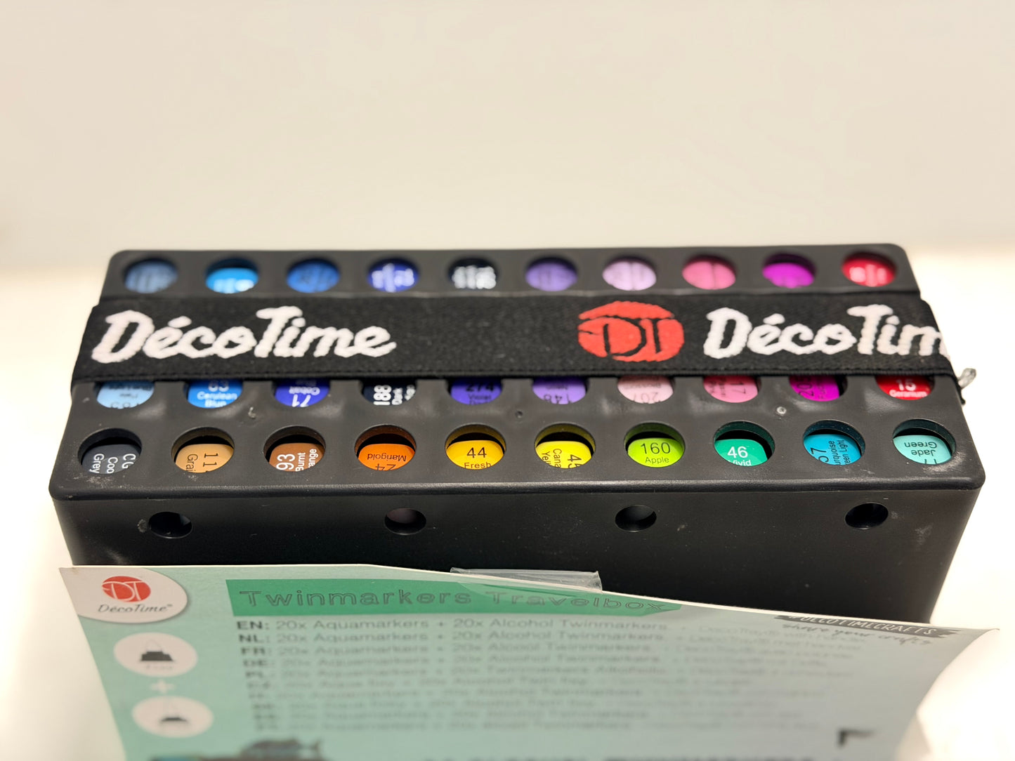 Lot de 40 marqueurs permanents à double pointe à alcool avec plateau de rangement pour adultes - Marqueurs de qualité artistique à séchage rapide - Pointe fine et pinceau pour dessin, mélange