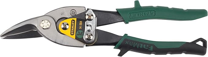Stanley MaxSteel 14-564 Cisaille d'aviation courbe droite 24,9 cm