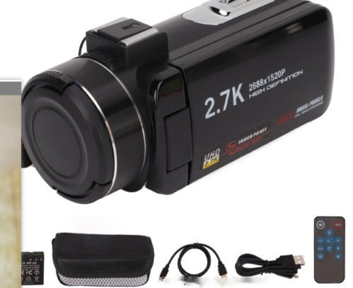 Caméra vidéo numérique version anglaise 27K HD 48 millions de pixels Caméra de voyage domestique