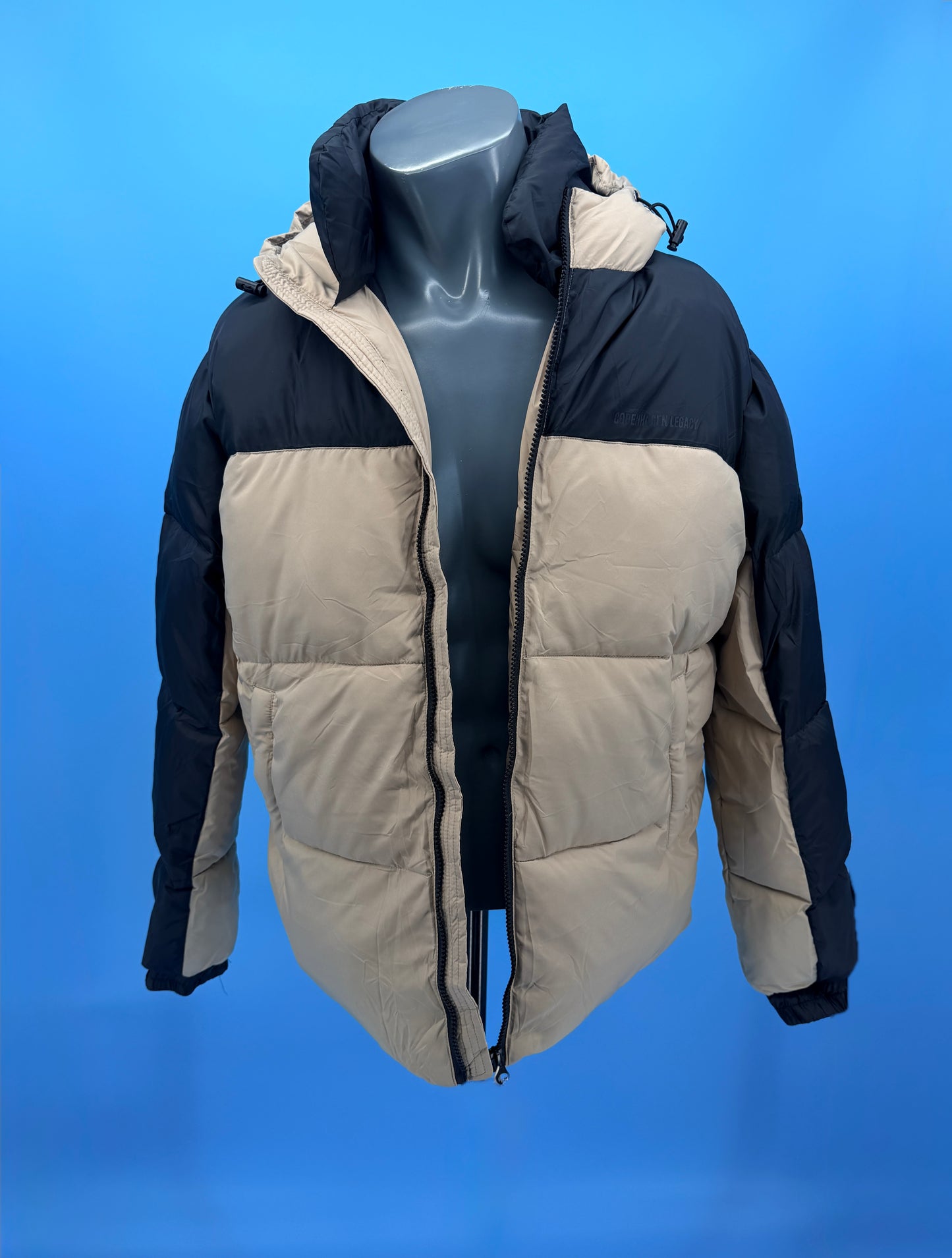 Veste à Capuche Homme beige/Noir taille M