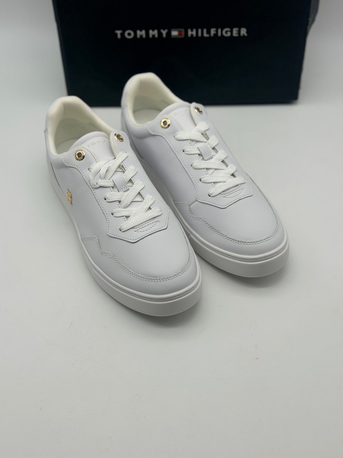 Tommy Hilfiger Femme Essential Elevated Court Sneaker Fw0fw07685 Tige Basse