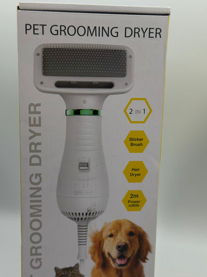 Sèche-Cheveux pour Animaux Compagnie Brosse Toilettage pour Chat et Chien Professionnel Maison Toilettage pour Animaux Compagnie Séchage Portable Sèche-Cheveux pour Chien