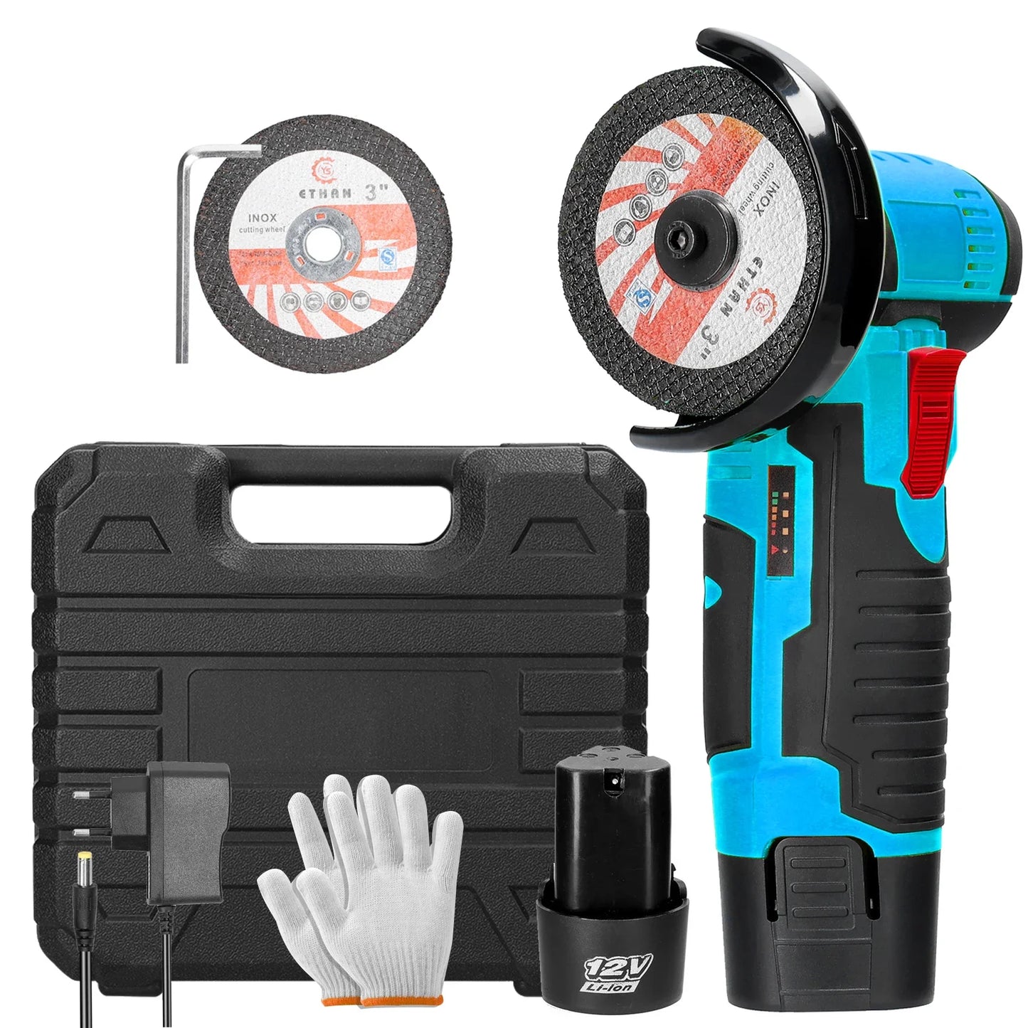 Mini Meuleuse Électrique Pliable, 19500, Multifonctionnelle, pour Ministres, Polir, Carreaux  Céramique, Bois, Pierre, Acier