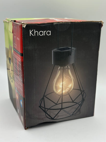 Lanterne Led Solaire Déco "KHARA", Spéciale Extérieur (IP44)