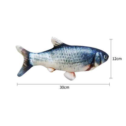 Poisson Interactif "Real-Flop" – Jouet Électrique Sautillant & Rechargeable USB